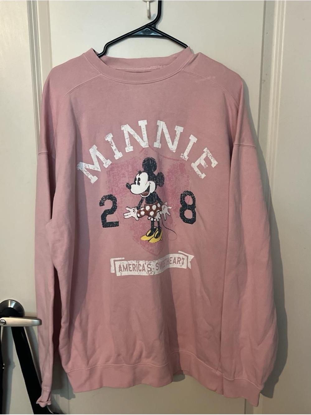 Minnie Graphic Sweatshirt - Pink